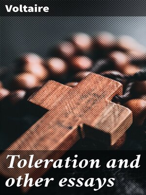 cover image of Toleration and other essays